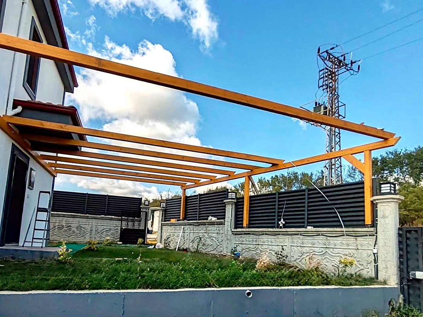 Bahçe pergola montajı